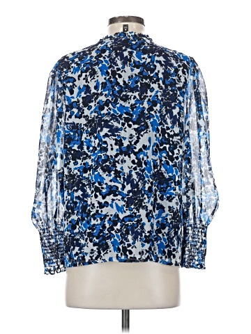 Aqua 3/4 Sleeve Blouse (view 2)