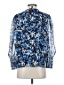 Aqua 100% Polyester Blue 3/4 Sleeve Blouse Size S - photo 2