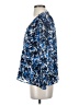Aqua 100% Polyester Blue 3/4 Sleeve Blouse Size S - photo 5
