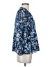 Aqua 100% Polyester Blue 3/4 Sleeve Blouse Size S - photo 4