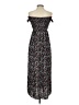 Unbranded Floral Black Casual Dress Size XS (estimated) - photo 2
