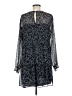 Ann Taylor LOFT 100% Polyester Animal Print Gray Casual Dress Size M - photo 2