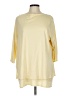 Unbranded Yellow 3/4 Sleeve Top Size L (estimated) - photo 1