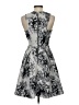 H&M Print Gray Cocktail Dress Size 4 - photo 2