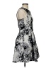 H&M Print Gray Cocktail Dress Size 4 - photo 4