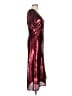 Keepsake 100% Polyester Burgundy Cocktail Dress Size 8 - photo 4