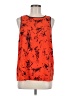 Kensie Tie-dye Orange Sleeveless Blouse Size M - photo 1