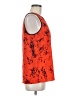 Kensie Tie-dye Orange Sleeveless Blouse Size M - photo 4