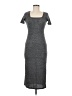 Unbranded 100% Polyester Gray Casual Dress Size S - photo 1