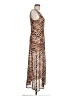 Louna Animal Print Brown Cocktail Dress Size M - photo 4