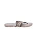 Lukees 100% Faux Leather Gray Gold Sandals Size 5 - 6 - photo 1