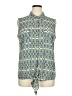 Jones New York Blue Sleeveless Blouse Size XL - photo 1