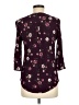 Monday Fun 100% Rayon Purple 3/4 Sleeve Blouse Size M - photo 2