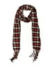 Unbranded Plaid Burgundy Red Scarf One size - photo 1