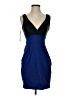 Express Design Studio Color Block Blue Cocktail Dress Size 0 - photo 1