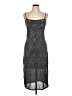 Planet Gold Animal Print Silver Cocktail Dress Size L - photo 1