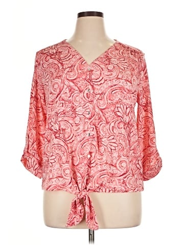 New Directions 3/4 Sleeve Blouse (view 1)