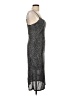Planet Gold Animal Print Silver Cocktail Dress Size L - photo 4