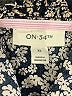 On 34th Animal Print Ivory Sleeveless Button-Down Shirt Size XL - photo 7