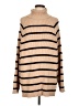 Zesica Stripes Tan Turtleneck Sweater Size L - photo 1