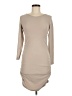 DAZY Solid Tan Casual Dress Size M - photo 1