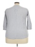 Woman Within Gray 3/4 Sleeve Blouse Size 22 (1X) - photo 2