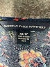 American Eagle Outfitters 100% Viscose Paisley Blue Romper Size XS - photo 4