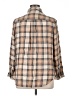 Terra & Sky 100% Viscose Plaid Tan 3/4 Sleeve Button-Down Shirt Size 0X - photo 2