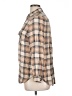 Terra & Sky 100% Viscose Plaid Tan 3/4 Sleeve Button-Down Shirt Size 0X - photo 5