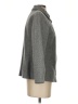 Casual Corner Chevron-herringbone Gray Wool Coat Size 4 - photo 4