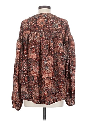 Cotton Bleu Long Sleeve Blouse (view 2)