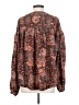 Cotton Bleu 100% Polyester Brown Long Sleeve Blouse Size S - photo 2