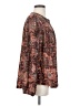 Cotton Bleu 100% Polyester Brown Long Sleeve Blouse Size S - photo 4