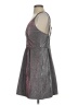 Crystal Doll 100% Polyester Metallic Silver Cocktail Dress Size 5 - photo 5