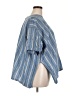 Roucha 100% Cotton Blue Short Sleeve Blouse Size XXL (estimated) - photo 4