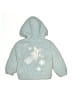 Old Navy 100% Polyester Blue Zip Up Hoodie Size 2T - photo 2