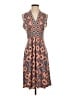 Wisp Paisley Orange Casual Dress Size 2 - photo 1