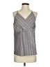 Doe & Rae Gray Sleeveless Blouse Size S - photo 1