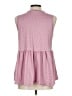 Pulse Polka Dots Pink Sleeveless Top Size L - photo 2