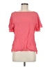 Ann Taylor 100% Rayon Pink Short Sleeve Blouse Size M - photo 1