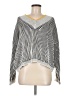 Shein 100% Acrylic Stripes White Pullover Sweater Size 6 - photo 1