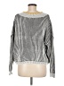 Shein 100% Acrylic Stripes White Pullover Sweater Size 6 - photo 2