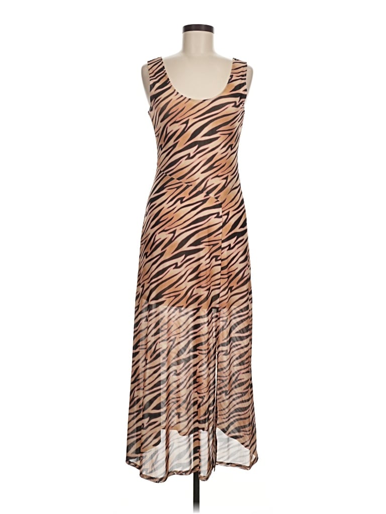 Pre-owned Louna Cocktail Dress In Brown