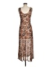 Louna Animal Print Brown Cocktail Dress Size M - photo 2