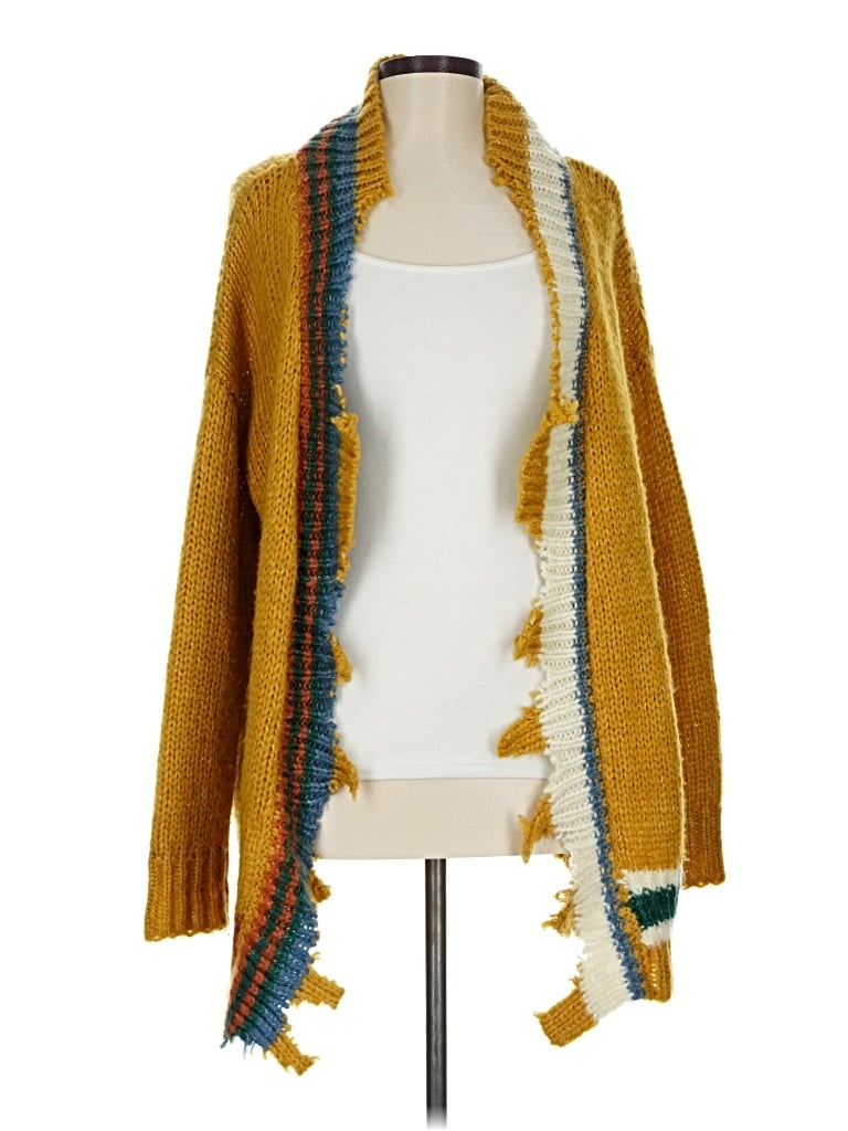 Pre-owned Bke Cardigan Sweater In Yellow