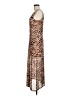 Louna Animal Print Brown Cocktail Dress Size M - photo 5