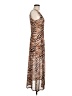 Louna Animal Print Brown Cocktail Dress Size M - photo 4