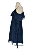 Cupcakes & Cashmere 100% Polyester Solid Blue Cocktail Dress Size 0 - photo 5