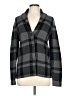Chaps Plaid Gray Cardigan Size L - photo 1