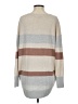 Ann Taylor LOFT Stripes Gray Pullover Sweater Size S - photo 2